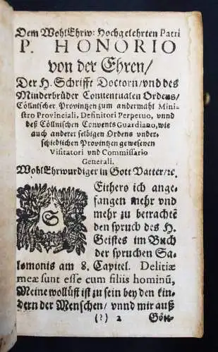 Bonaventura, Speculum Disciplinae Novitiorum - 1654 FRANZISKANER ORDEN