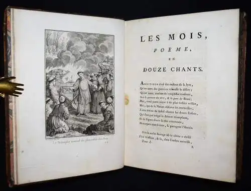 Roucher,  Jean-Antoine. Les Mois - 1779 JAHRESZEITEN