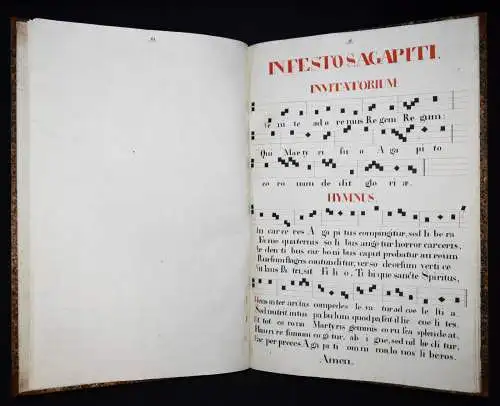 In Festo S. P. Benedicti ANTIPHONAR MUSIKHANDSCHRIFT um 1850 BENEDIKTINER