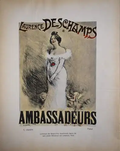 Sachs, Hans. Das Plakat, Jahrgang III 1912  6 Hefte. REKLAME PLAKATKUNST WERBUNG