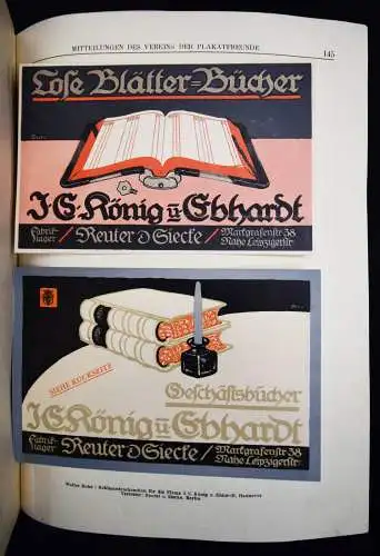 Sachs, Hans. Das Plakat, Jahrgang II, Oktober 1911 REKLAME PLAKATKUNST WERBUNG