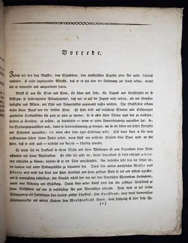 Pfeiffer, Gesangbildungslehre nach Pestalozzischen Grundsätzen 1810 GESANG