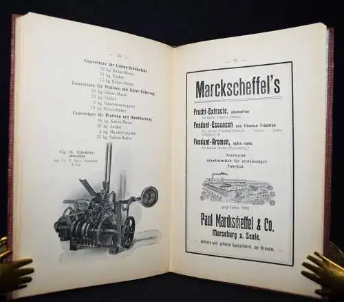 Besselich, Die Schokolade. Ihre Fabrikation...1912 KONDITOREI CHOCOLATE