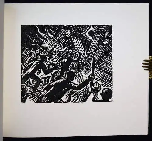 Masereel, Frans. Route des hommes - 1964 SIGNIERT NUMMERIERT 1/800