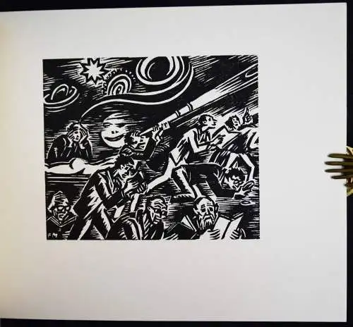 Masereel, Frans. Route des hommes - 1964 SIGNIERT NUMMERIERT 1/800