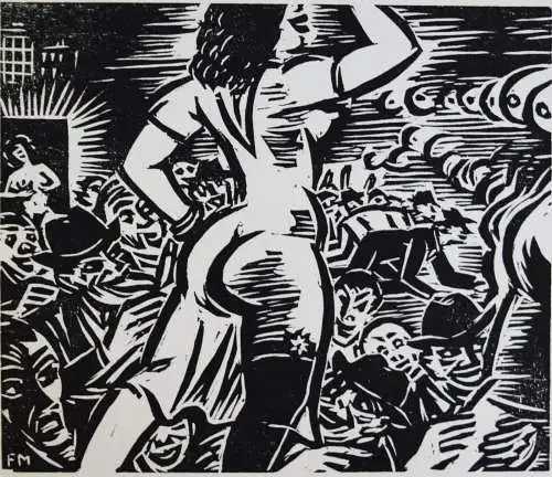 Masereel, Frans. Route des hommes - 1964 SIGNIERT NUMMERIERT 1/800