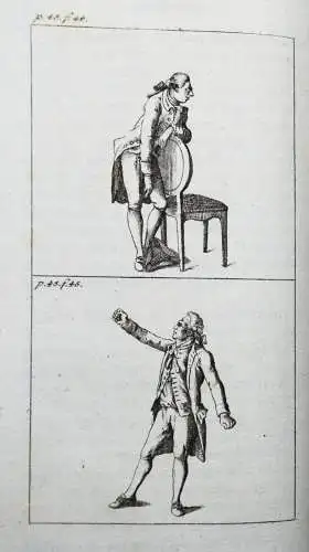 Engel, Ideen zu einer Mimik. Mäck 1804 PHYSIOGNOMIE THEATERGESCHICHTE SCHAUSPIEL