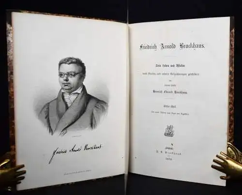 Brockhaus, Friedrich Arnold Brockhaus 1872-1881 BIOGRAPHIE VERLAGSGESCHICHTE