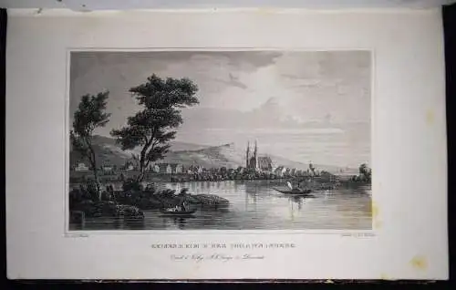 Lange, Ludwig. RHEIN und die RHEINLAND…Darmstadt 1846 STAHLSTICH-ANSICHTEN