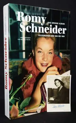 Petzel, Romy Schneider. Das grosse Album. Fotografien + ORIG.-PHOTO SIGNIERT