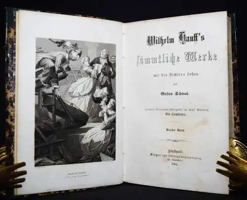 Hauff, Wilhelm. Sämmtliche Werke. Rieger 1864 GESAMTAUSGABE