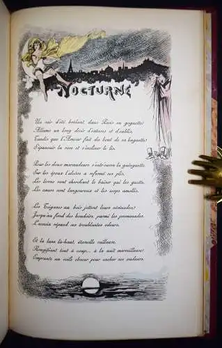 Sciama, Paris en sonnets - 1897 ART NOUVEAU JUGENDSTIL