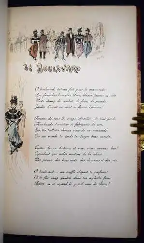 Sciama, Paris en sonnets - 1897 ART NOUVEAU JUGENDSTIL