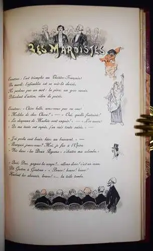 Sciama, Paris en sonnets - 1897 ART NOUVEAU JUGENDSTIL