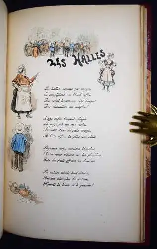 Sciama, Paris en sonnets - 1897 ART NOUVEAU JUGENDSTIL