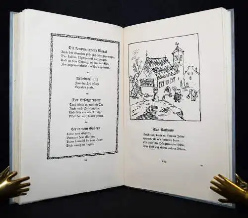 Ledig, Mücken und Tücken.  Zeichnungen Arpad Schmidhammer 1918  NUMMERIERT