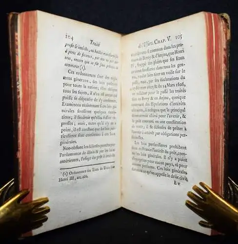 Souchet, Traite de l’usure - 1778 ERSTE AUSGABE