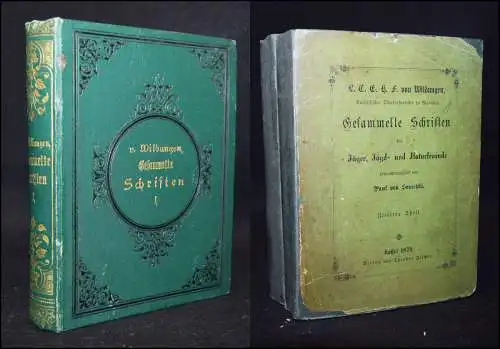 Wildungen, Gesammelte Schriften für Jäger - 1878 - ERSTE GESAMTAUSGABE - JAGD