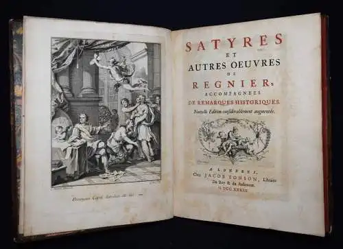 Regnier, Satyres et autres oeuvres - 1733 - SATIRE