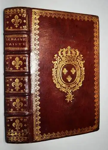 MAGNIFIQUE RELIURE MAROCAINE de la BIBLIOTHEQUE de Louis Philippe d'Orléans !