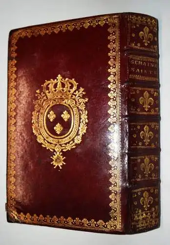 MAGNIFIQUE RELIURE MAROCAINE de la BIBLIOTHEQUE de Louis Philippe d'Orléans !