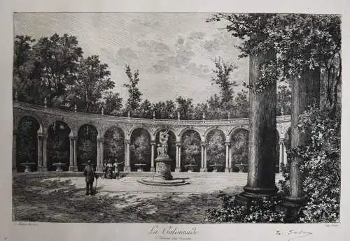 Sadoux, Eugene. Versailles et Trianons - 12 GRAVURES ORIGINALES SIGNÉES !