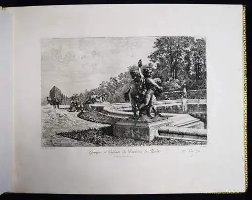 Sadoux, Eugene. Versailles et Trianons - 12 GRAVURES ORIGINALES SIGNÉES !