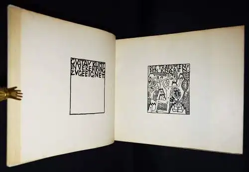 KOKOSCHKA, Die Träumenden Knaben - 1917 INSCRIBED WIDMUNGSEXEMPLAR