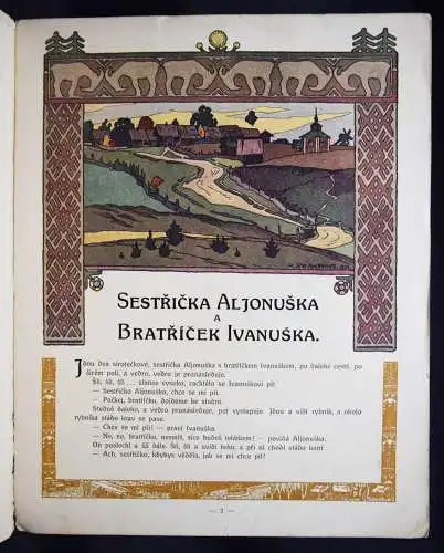 Bilibin, Sestricka Alhonuska a Braticek Ivanuska 1905 CESKA DETSKA KNIHA