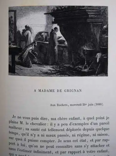 Sevigne, Lettres choisies - 1871 -  M. (Baptistin) Poujoulat NUMMERIERT 1/10