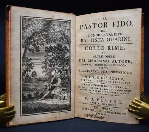 Guarini, Battista. Il Pastor Fido - 1748 BAROCKLITERATUR BAROCK