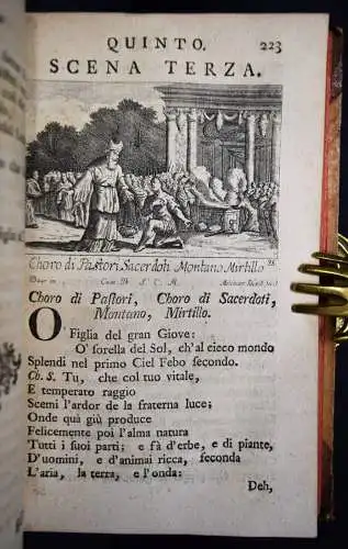 Guarini, Battista. Il Pastor Fido - 1748 BAROCKLITERATUR BAROCK