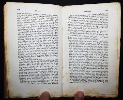 James, My aunt Pontypool. 3 PARTS IN 2 VOL. - 1836 FIRST AMARICAN EDITION