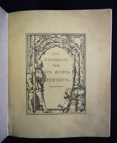 Aurbacher, Die Geschichte von den sieben Schwaben 1832 SEHR SELTEN 1/1270 Ex.