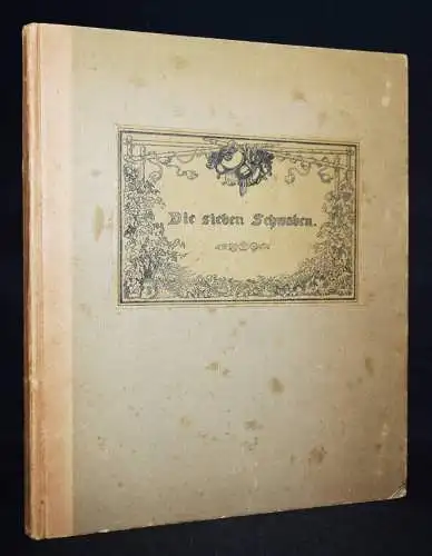 Aurbacher, Die Geschichte von den sieben Schwaben 1832 SEHR SELTEN 1/1270 Ex.