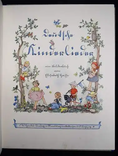 (Raasch-)Hasse, Deutsche Kinderlieder - ca. 1934 SÜTTERLIN-LIEDERBUCH