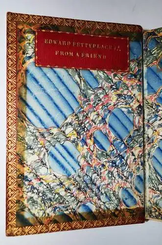 BIEDERMEIER-PRACHTEINBAND  um 1840. - Byron, Complete works. Galignani 1831