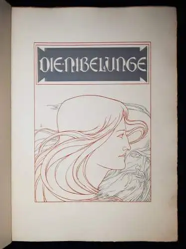 Die Nibelunge - Lachmann - Vorzugsausgabe 1898-1904 - Josef Sattler