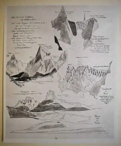 Taut - Alpine Architektur - Erstausgabe 1919 - Alpinismus