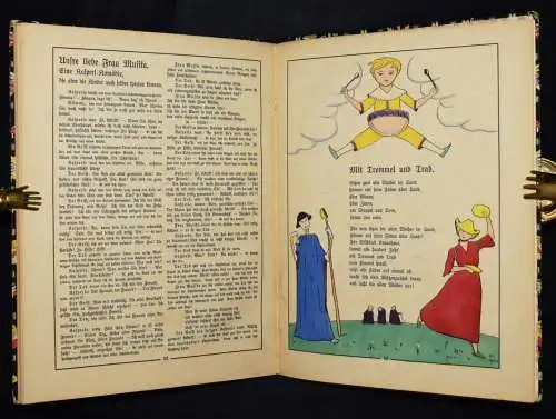 Signiert von Dehmel - Buntscheck - Vorzugsausgabe 1904 - Kreidolf - Freyhold