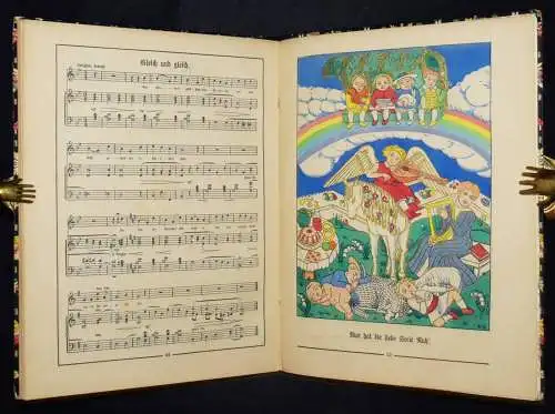 Signiert von Dehmel - Buntscheck - Vorzugsausgabe 1904 - Kreidolf - Freyhold