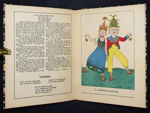 Signiert von Dehmel - Buntscheck - Vorzugsausgabe 1904 - Kreidolf - Freyhold