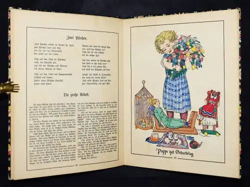 Signiert von Dehmel - Buntscheck - Vorzugsausgabe 1904 - Kreidolf - Freyhold