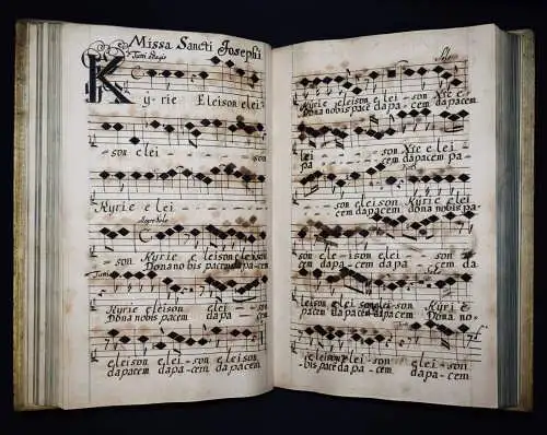 BAROCKMUSIK-HANDSCHRIFT um 1725 - Fischer, Missa Sancti Michaelis Archangeli