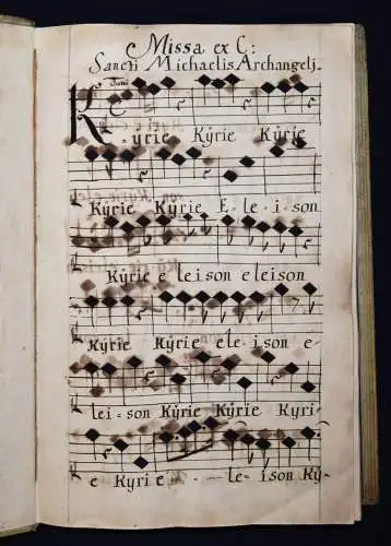 BAROCKMUSIK-HANDSCHRIFT um 1725 - Fischer, Missa Sancti Michaelis Archangeli