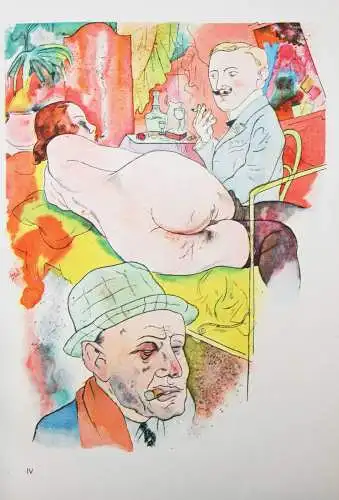 Grosz, George.  Ecce homo. Malik-Verlag 1923 ERSTE AUSGABE Erotica