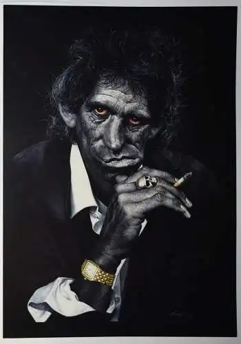 Rolling Stones – Krüger, But where is Ringo - 1991 SIGNIERT NUMMERIERT 1/500