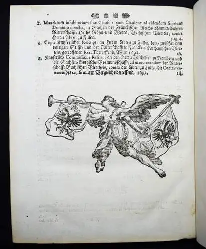 Burgermeister, Des Heiligen Römischen...Ritterschafft 1720 BAVARICA FRANKEN