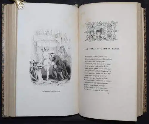 LA FONTAINE - CONTES ET NOUVELLES - 1839