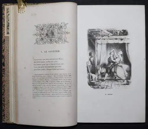 LA FONTAINE - CONTES ET NOUVELLES - 1839